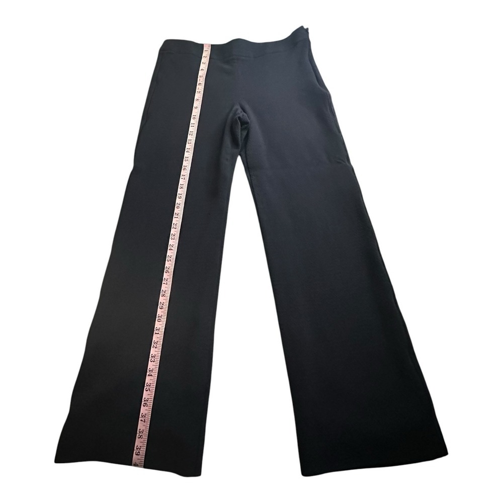 CHANEL UNIFORM CLASSIC‎ BEAUTIFUL WORK-EVENING PARTY BLACK Lined DRESS PANTS 44 - Picture 7 of 16